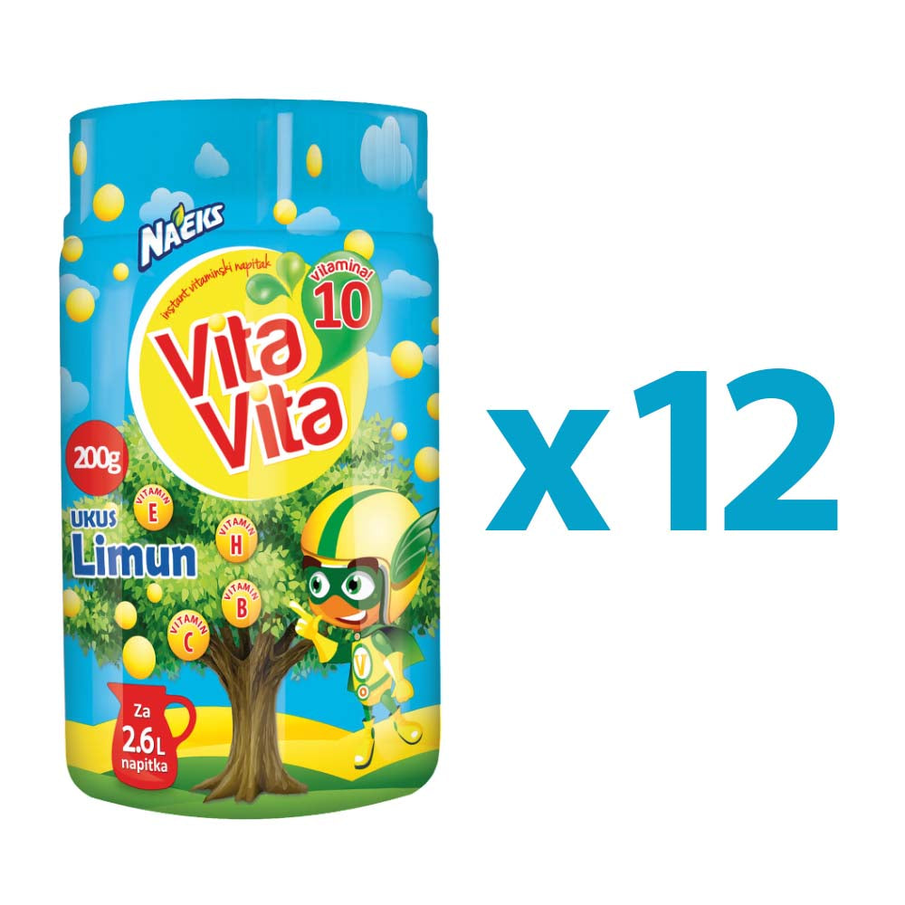 Vita Vita 200g lemon jar (transport package 12x200g) Vita Vita 200g lemon jar (transport package 12x200g)